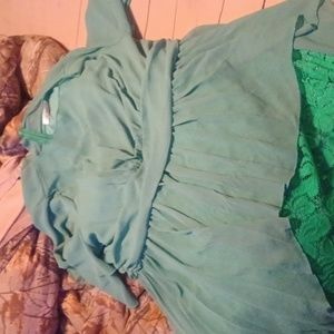 Green dress